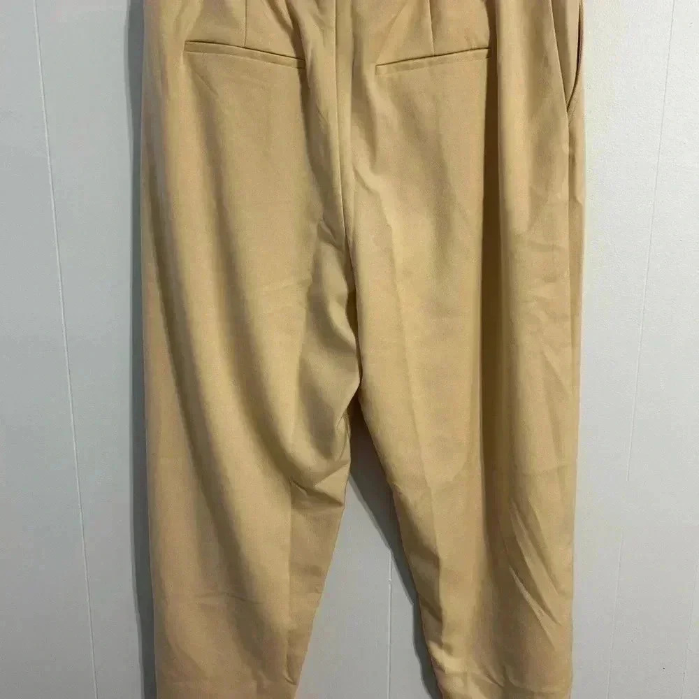 Women’s 16 W. Tapered High-Rise Pants. Who What Wear. Target. Cream — image 4 of 6